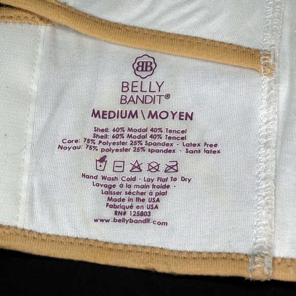 BELLY BANDIT BFF Body Formulated Fit Post-Pregnancy BELLY WRAP Medium Nude/Cream - Picture 3 of 9